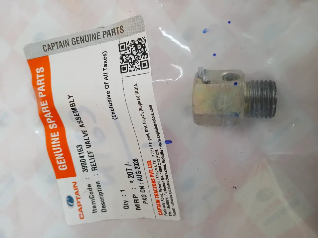 RELIEF VALVE ASSEMBLY