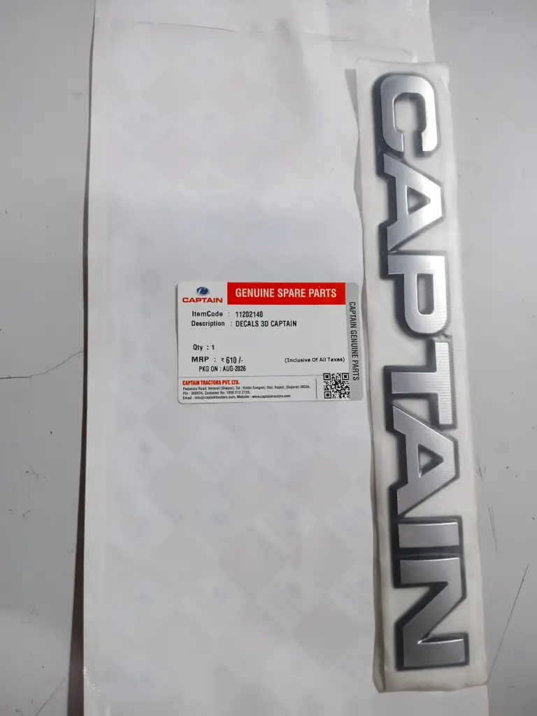 DECALS 3D CAPTAIN