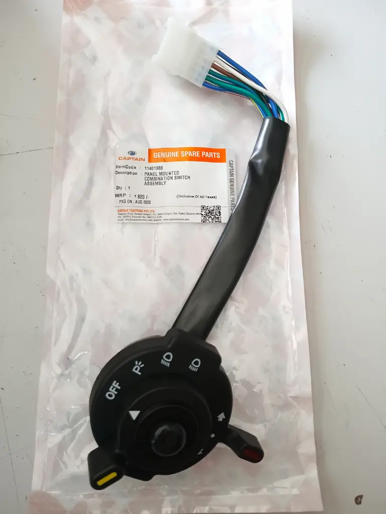 PANEL MOUNTED COMBINATION SWITCH ASSEMBLY