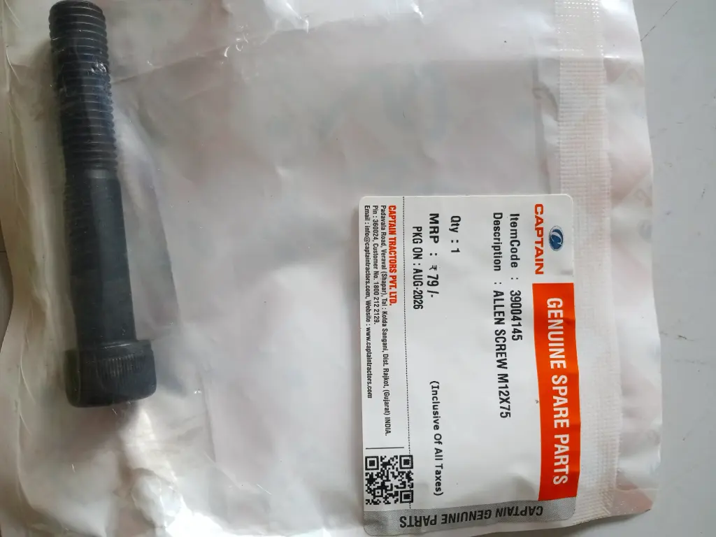 ALLEN SCREW M12X75