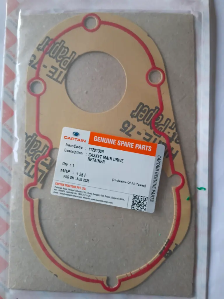 GASKET MAIN DRIVE RETAINER