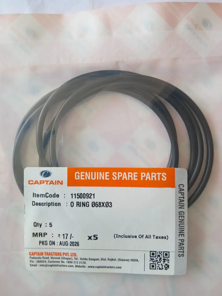 O RING Ø68XØ3