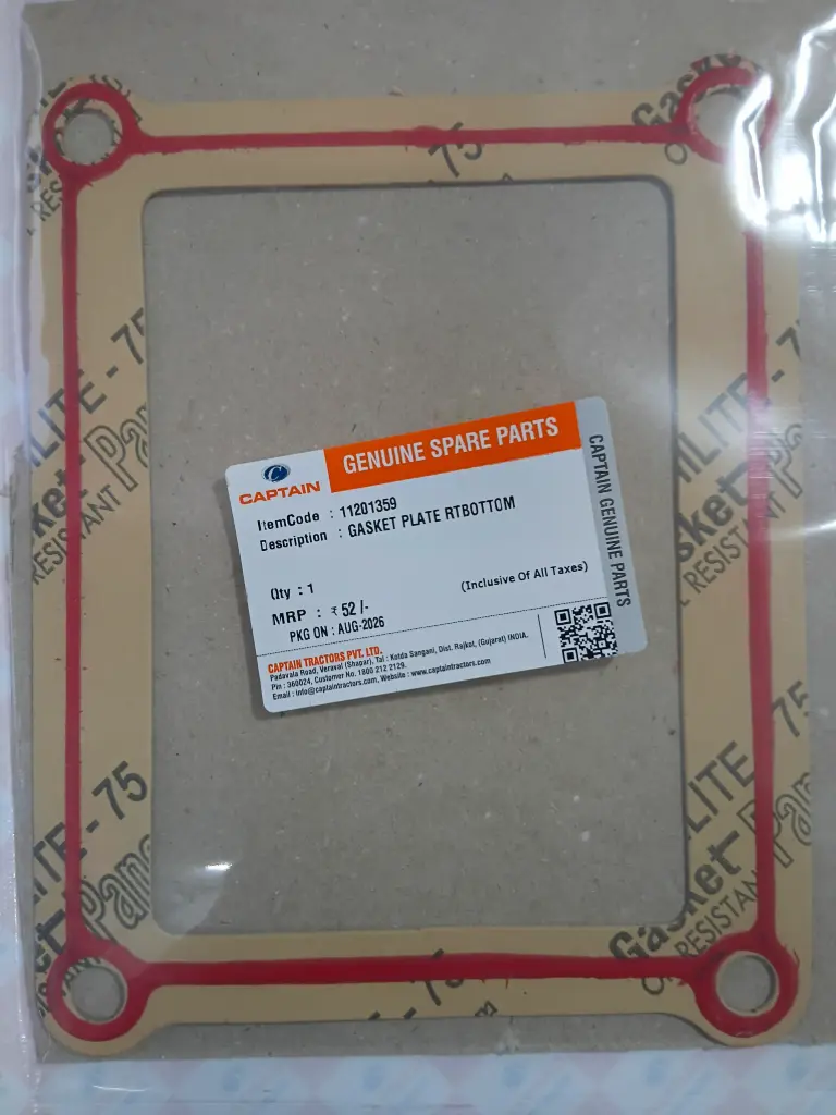 GASKET PLATE RTBOTTOM