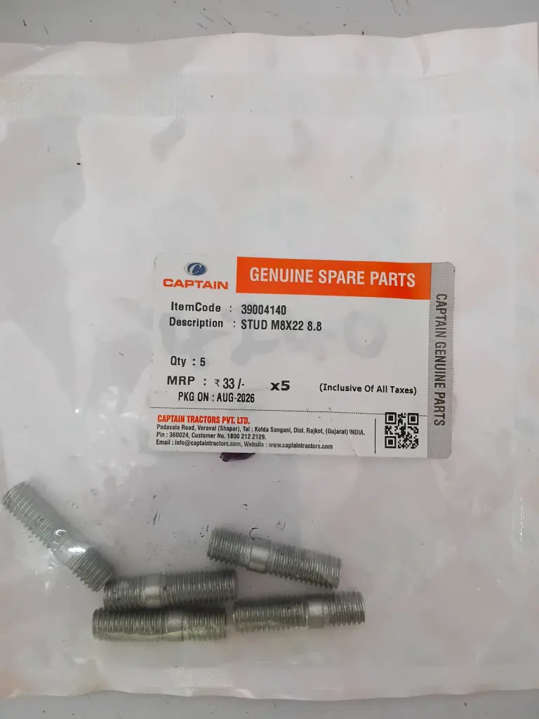 STUD M8X22 8.8