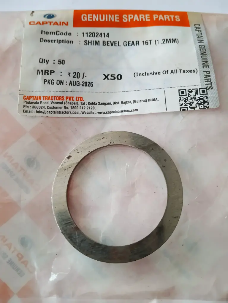 SHIM BEVEL GEAR 16T (1.2MM)