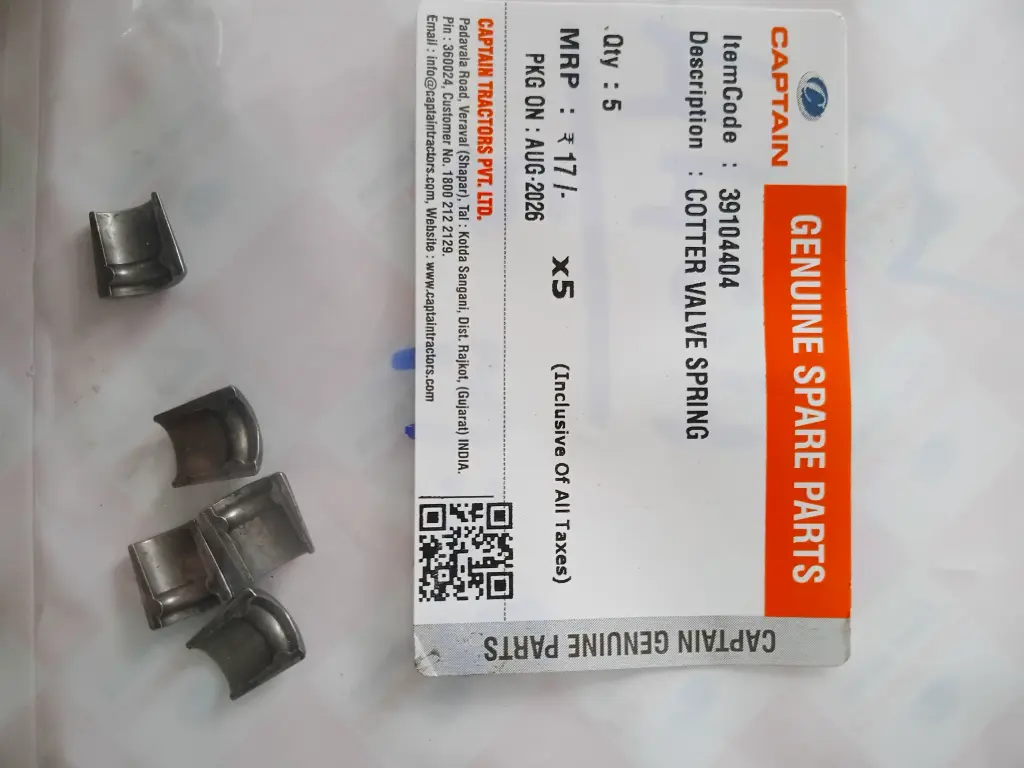 COTTER VALVE SPRING