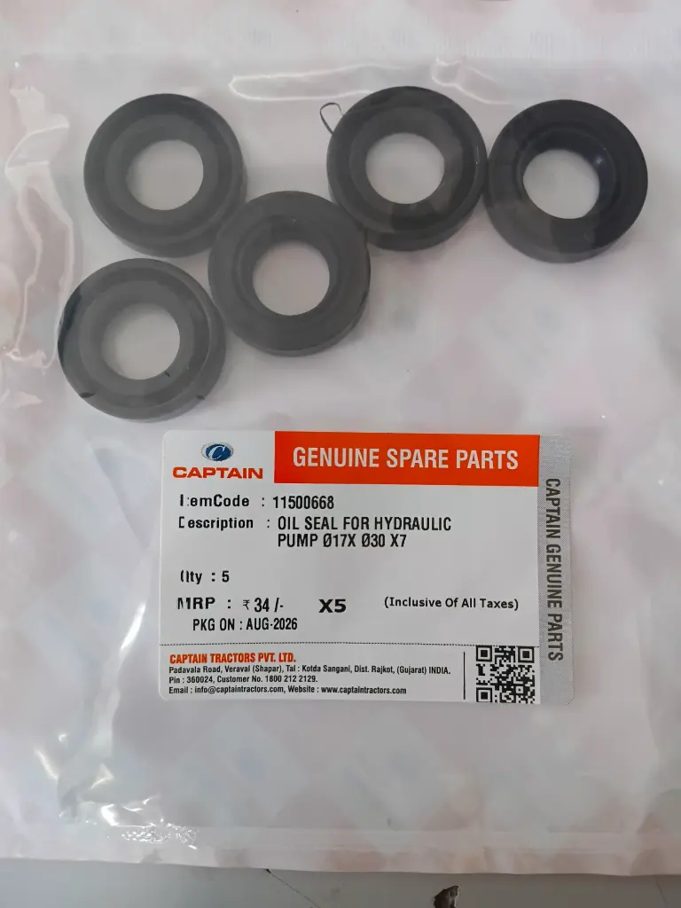 OIL SEAL FOR HYDRAULIC PUMP Ø17X Ø30 X7
