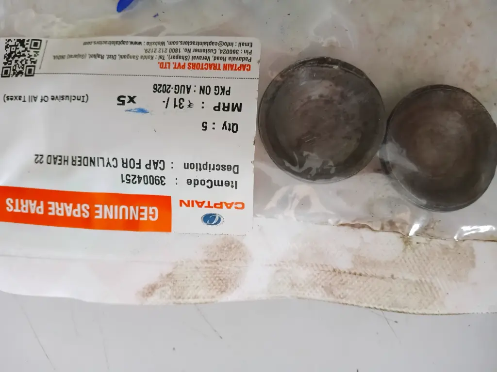 CAP FOR CYLINDER HEAD 22.0