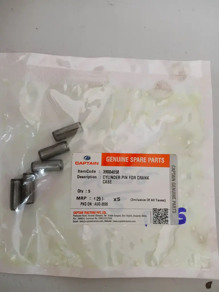 CYLINDER PIN FOR CRANK CASE