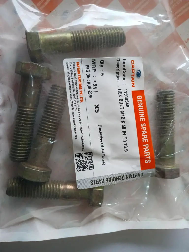 HEX BOLT M12 X 50 (H.T.) 10.9
