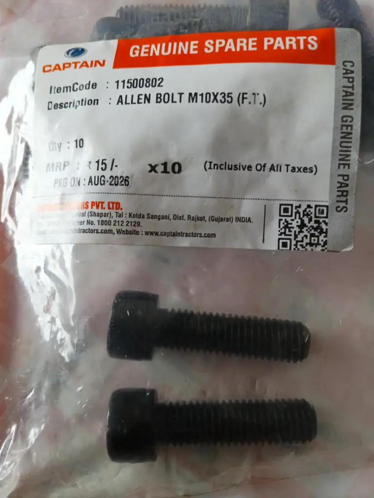 ALLEN BOLT M10X35 (F.T.)