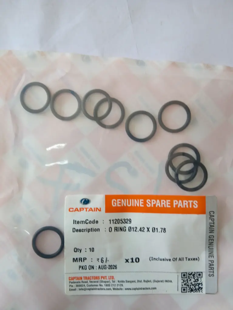O RING Ø12.42 X Ø1.78