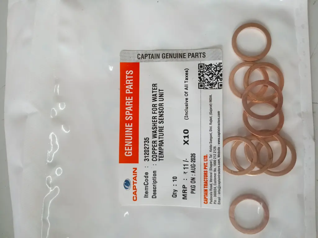 COPPER WASHER FOR WATER TEMPRATURE SENSOR UNIT