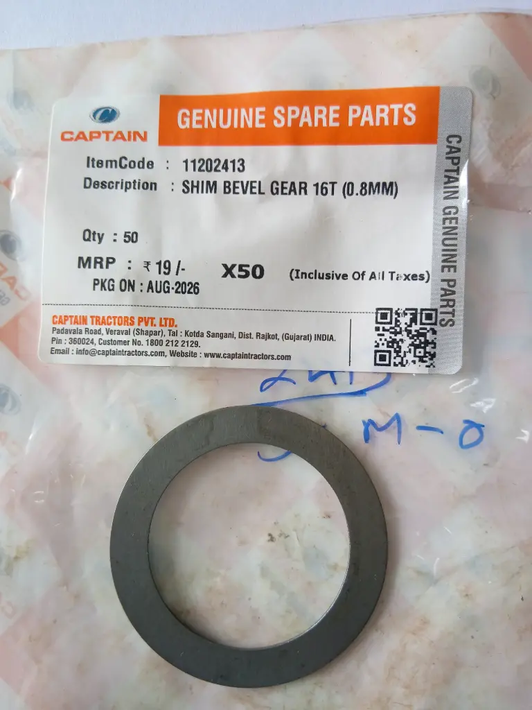 SHIM BEVEL GEAR 16T (0.8MM)