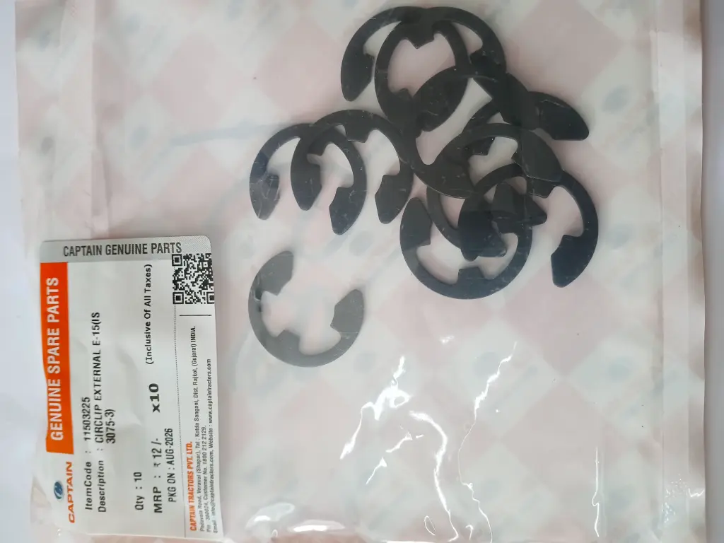 CIRCLIP EXTERNAL E-15(IS 3075-3)