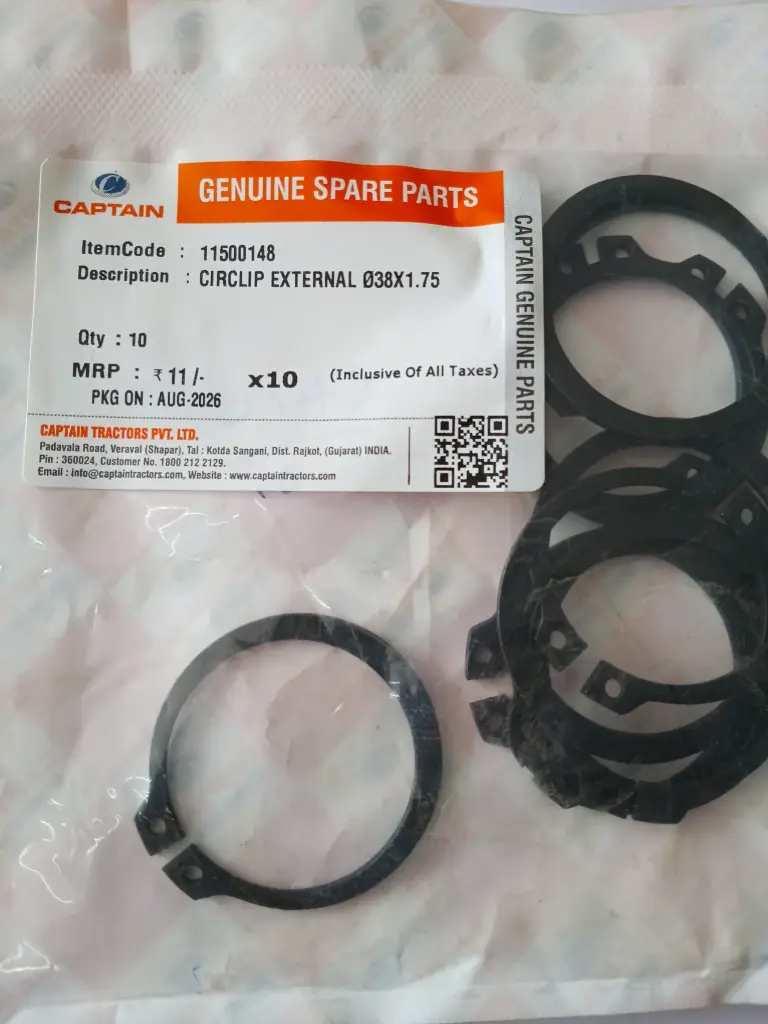 CIRCLIP EXTERNAL Ø38X1.75