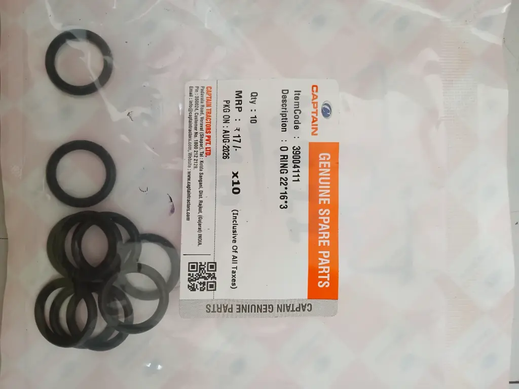O RING 22*16*3