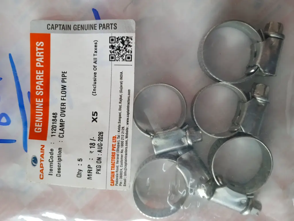 CLAMP OVER FLOW PIPE