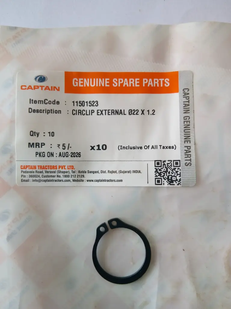 CIRCLIP EXTERNAL Ø22 X 1.2