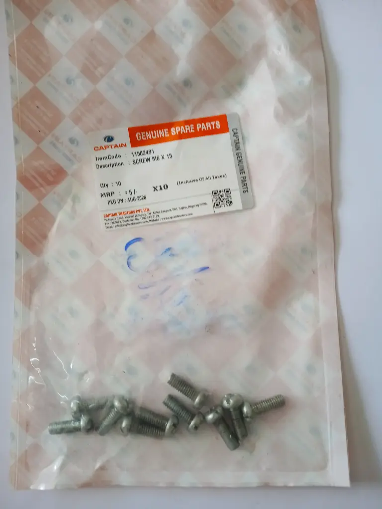 SCREW M6 X 15