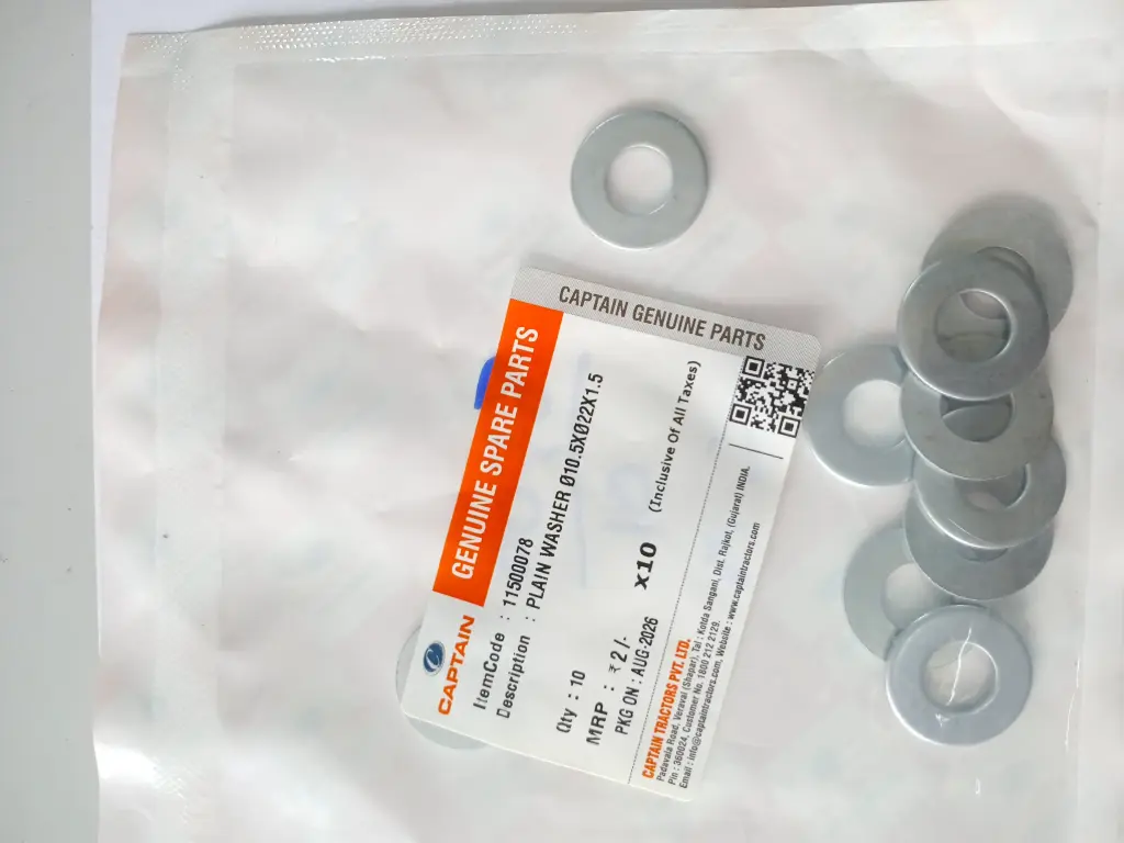 PLAIN WASHER Ø10.5XØ22X1.5