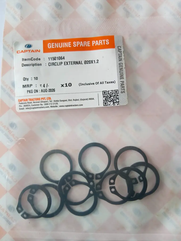CIRCLIP EXTERNAL Ø20X1.2