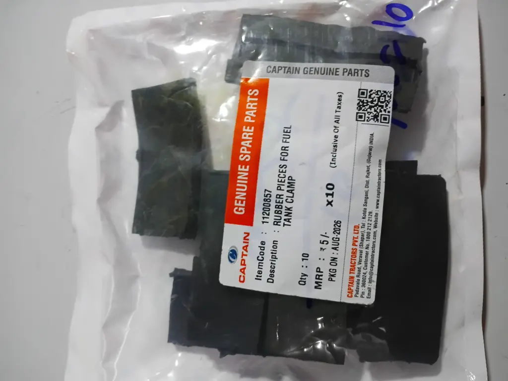 RUBBER PIECES FOR FUEL TANK CLAMP