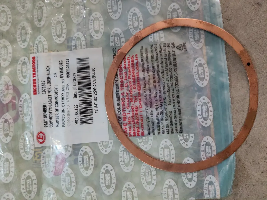GASKET FOR LINER-BLACK