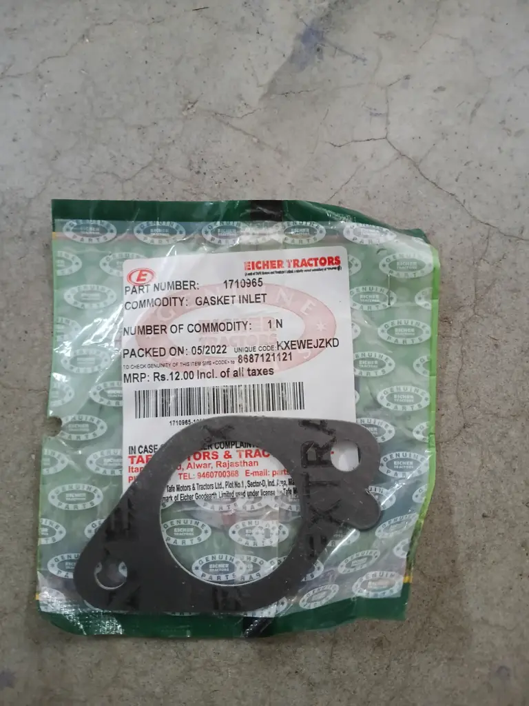 GASKET INLET.,