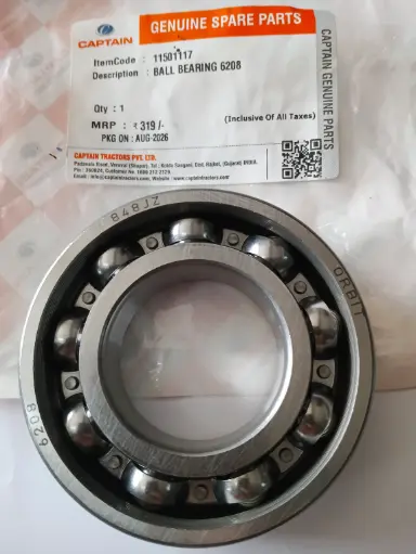 [11501117] BALL BEARING 6208