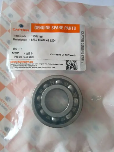 [11501119] BALL BEARING 6204