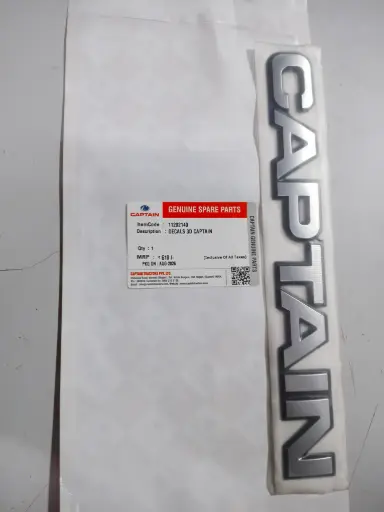[11202140] DECALS 3D CAPTAIN