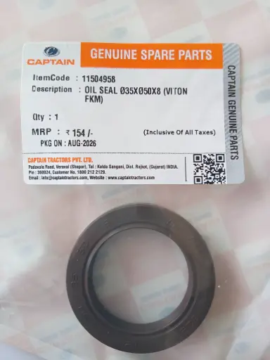 [11504958] OIL SEAL Ø35XØ50X8 (VITON FKM)