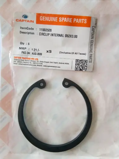 [11502528] CIRCLIP INTERNAL Ø62X3.00