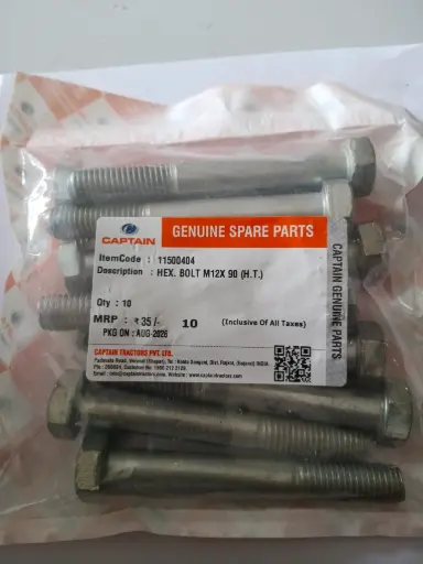 [11500404] HEX. BOLT M12X 90 (H.T.)