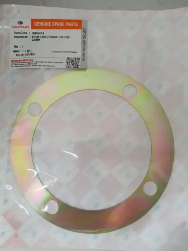 [39004214] SHIM (FOR CYLINDER BLOCK) 0.5MM