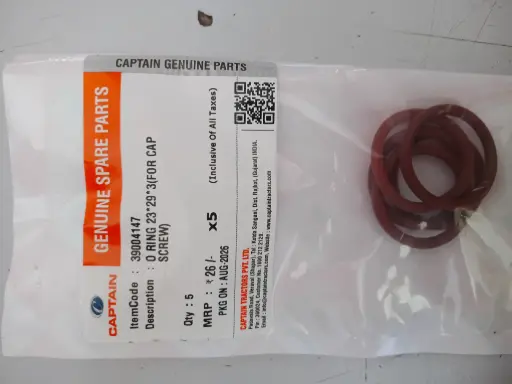 [39004147] O RING 23*29*3(FOR CAP SCREW)