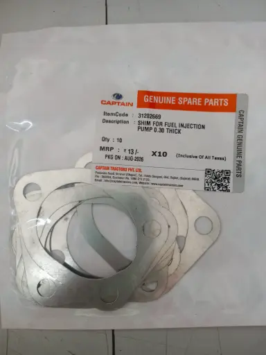 [31202669] SHIM FOR FUEL INJECTION PUMP 0.30 THICK
