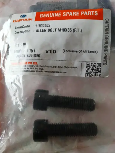 [11500802] ALLEN BOLT M10X35 (F.T.)