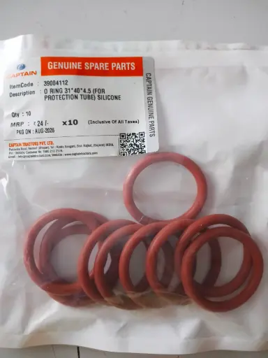 [39004112] O RING 31*40*4.5 (FOR PROTECTION TUBE) SILICONE