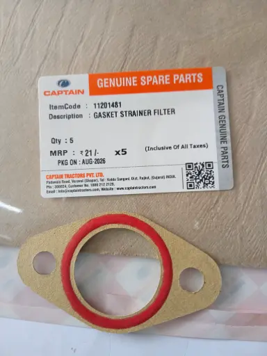 [11201481] GASKET STRAINER FILTER