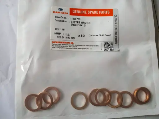 [11500783] COPPER WASHER Ø13XØ18X1.5