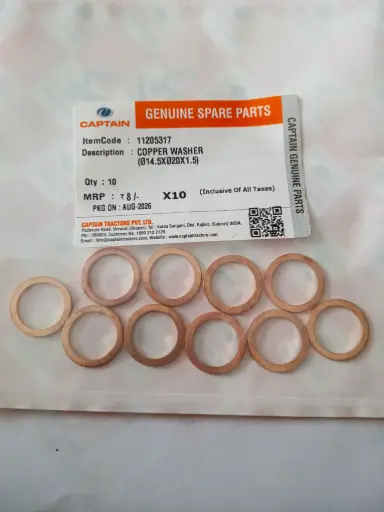 [11205317] COPPER WASHER (Ø14.5XØ20X1.5)