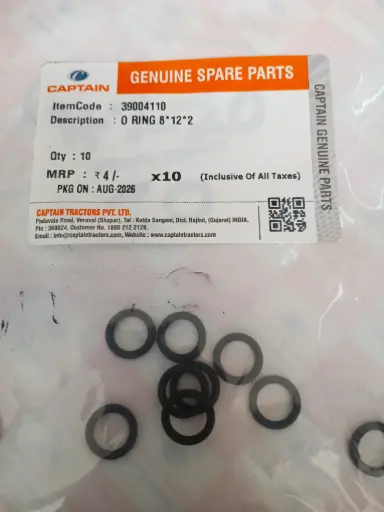 [39004110] O RING 8*12*2