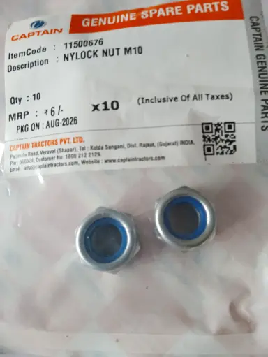 [11500676] NYLOCK NUT M10