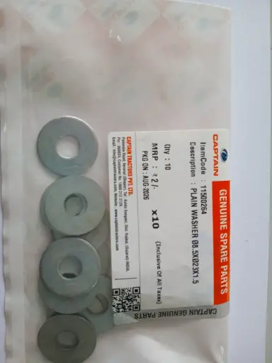 [11500264] PLAIN WASHER Ø8.5XØ23X1.5