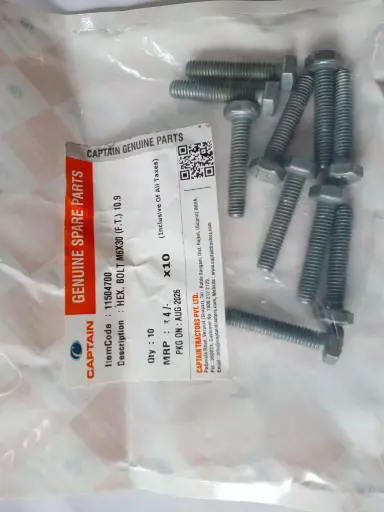 [11504700] HEX. BOLT M6X30 (F.T.) 10.9