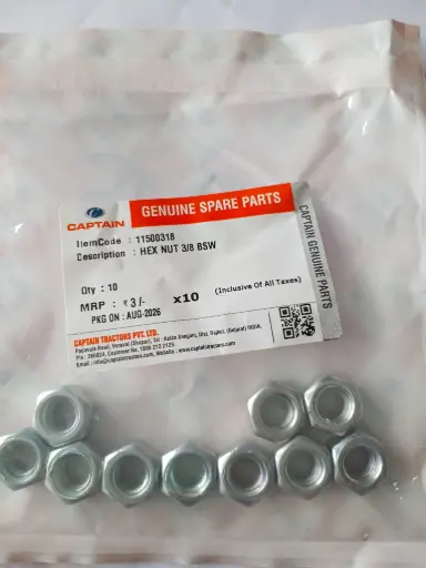 [11500318] HEX NUT 3/8 BSW