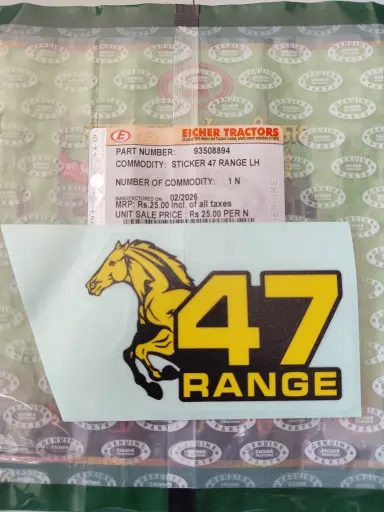 [93508894] STICKER 47 RANGE LH